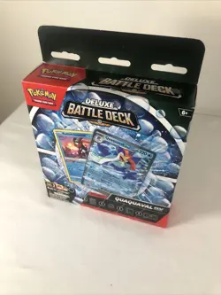 POKEMON TCG: DELUXE BATTLE DECKS (QUAQUAVAL EX) FACTORY SEALED NEW - Image 2