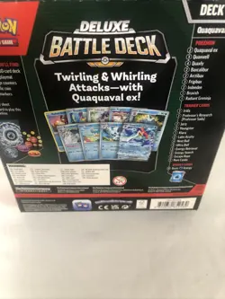 POKEMON TCG: DELUXE BATTLE DECKS (QUAQUAVAL EX) FACTORY SEALED NEW - Image 5
