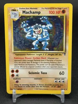 2002 Pokemon Legendary Collection Machamp Holo #15/110 - Image 1