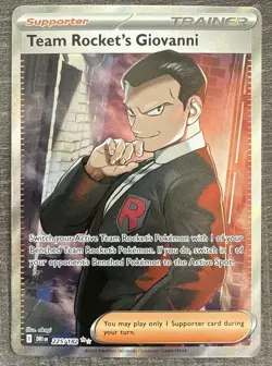 Team Rocket's Giovanni - 225/182 - Ultra Rare - Destined Rivals - Pokemon - NM/M - Image 1