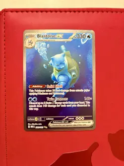 Pokemon Blastoise ex 200/165 Scarlet & Violet 151 Special Illustration Rare Holo - Image 1