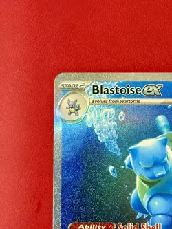 Pokemon Blastoise ex 200/165 Scarlet & Violet 151 Special Illustration Rare Holo - Image 5