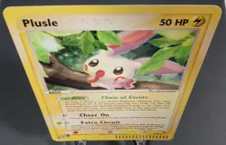 Plusle 8/97 EX Dragon Holo SWIRL Rare Vintage Pokemon TCG 2003 - LP - Image 5