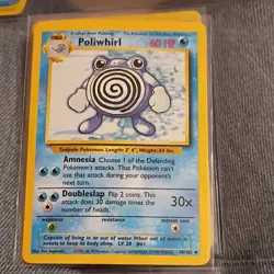 Pokemon TCG Poliwhirl 038/102 Base Set 60 HP Uncommon Regular 1999 English - Image 1