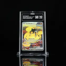 TAG 10 Gem Mint 2024 Pokemon TEF EN Iron Boulder ex 207/162 SIR - Image 1