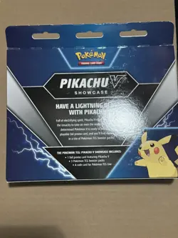 POKEMON TCG• PIKACHU V SHOWCASE• 3 BOOSTER PACKS & 1 PIKACHU V FoIl PROMO CARD - Image 2