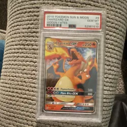 Pokemon Charizard GX 9/68 Hidden Fates Ultra Rare Holo Dragon PSA 10 - Image 1