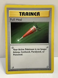 Pokemon WOTC TCG Vintage Full Heal 082/102 Base Set Regular MP - Image 1