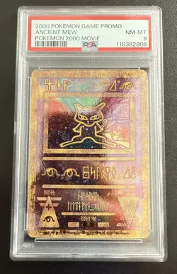 Pokemon PSA 8 NM-MT Ancient Mew Movie 2000 Promo - Image 1