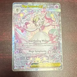 Pokemon Mega Gardevoir EX Full Art Holo 178/132 Me01 Mega Evolution 360 HP - Image 1
