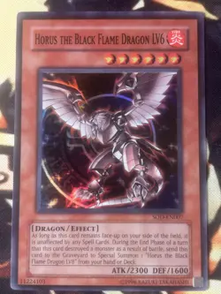 Yugioh: Horus The Black Flame Dragon LV6 - SOD-EN007 - Super Rare - Unlimited MP - Image 1