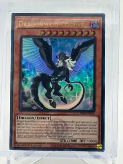 Dragonmaid Cehrmba BLMM-EN048 YuGiOh Ultra Rare 1st Edition NM - Image 1