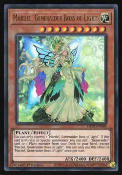 Mardel, Generaider Boss of Light - GFP2-EN089 - Ultra Rare - 1st Edition Yugioh - Image 1