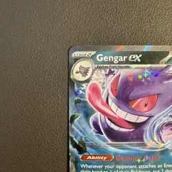 2 Total - Pokemon SV05: Temporal Forces Gengar EX Double Rare Holo Card 104/162 - Image 3