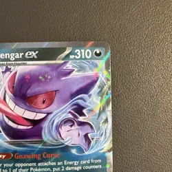 2 Total - Pokemon SV05: Temporal Forces Gengar EX Double Rare Holo Card 104/162 - Image 4