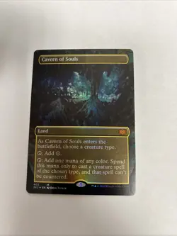 Cavern Of Souls Borderless Foil Card #402 MTG LP - Image 1