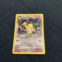 Dark Hypno 9/82 2000 Pokemon Team Rocket Ser Holo Rare Card - Image 1