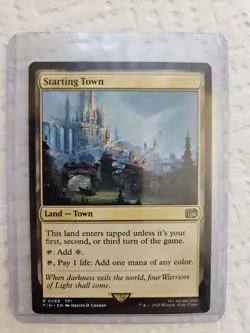 MTG Final Fantasy Starting Town 0289 Pack Fresh - Image 1