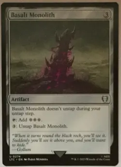 Basalt Monolith Regular - #0274, MTG Commander: The Lord of the Rings - Image 1
