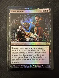 FOIL Head Games [10th Edition] NM - MTG Magic the Gathering - Image 1