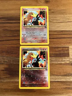 Pokemon TCG Entei Wizards Black Star Promos 34 Holo Promo Promo (LOT OF 2) - Image 1