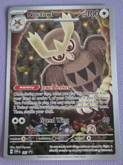 Noctowl SVP141 Pokemon Scarlet & Violet Black Star Promo Pokemon TCG NM - Image 1