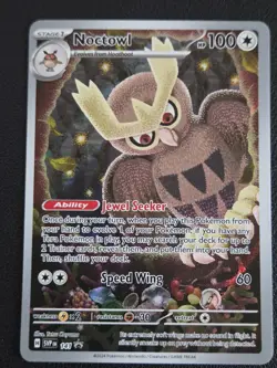 Noctowl SVP141 Pokemon Scarlet & Violet Black Star Promo Pokemon TCG NM - Image 2