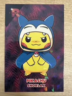 Pikachu Poncho Snorlax - Cracked Ice Holo - Team Rocket Card Database - Pokemon - Image 1