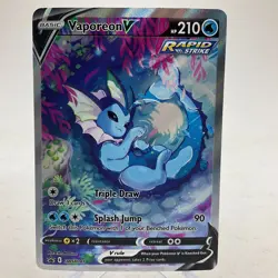 Vaporeon V SWSH181 Holo SWSH Sword & Shield Promo Cards Pokemon LP - Image 1