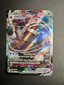 ❤‍🔥 Aggron VMAX 097/172 Swsh09: Brilliant Stars Holo Pokemon ✨ - Image 1