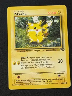 PIKACHU Jungle 60/64 - Red Cheeks Pokemon Card Unlimited Edition - Image 1