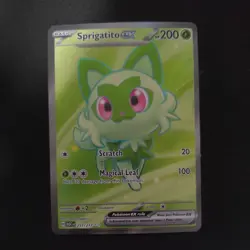 Pokemon TCG Sprigatito EX 251/217 Full Art Ultra Rare Holo Ascended Heroes NM - Image 1