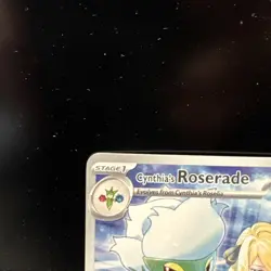 Pokemon TCG Cynthia's Roserade Destined Rivals 184/182 Near mint ships fast - Image 2