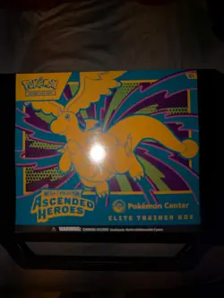 Pokemon TCG Mega Evolutions Ascended Heroes Pokemon Center Elite Trainer Box New - Image 1