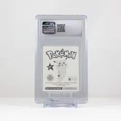 Pokemon Scyther #S19 Merlin Sticker Series 1 Topps Holo - CGC 10 - Image 3