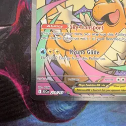 Pokemon Mega Dragonite EX Full Art Foil ASC Pokemon Card 271/217 - Image 3
