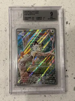 Meowth 106/094 - IR - Phantasmal Flames PFL Mega Evolution - Pokemon BGS 9 - Image 1