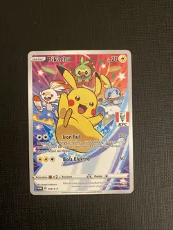 Pikachu KFC Promo 016/S-P Galar Full Art Pokemon TCG Indonesia Exclusive - Image 1