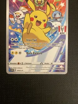 Pikachu KFC Promo 016/S-P Galar Full Art Pokemon TCG Indonesia Exclusive - Image 3