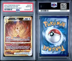 Arceus VSTAR GG70 PSA 10 Secret Rare Crown Zenith Galarian Gallery Holo Pokemon - Image 3