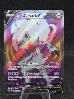 Pokemon TCG Hisuian Zoroark V SWSH Black Star Promos SWSH297 Holo Promo - Image 1