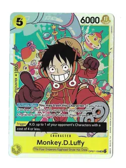 Monkey D Luffy OP07-109 SR 500 Years in the Future ENGLISH One Piece TCG - Image 1