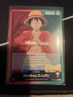 One Piece! Pre Errata Monkey D Luffy OP01-003 - Leader - Romance Dawn Near Mint - Image 1