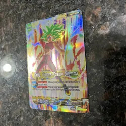 Kefla Potara Fusion Dilemma BT23-100 Leader Foil Dragon Ball Super Card Game NM - Image 2