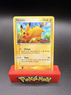 Pikachu #57/108 EX Power Keepers Stamped Holo 2007 Pokemon Card NM - Image 1