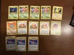 1st Edition Pokemon Card Lot WOTC Vintage Jungle 41 Cards - Image 3