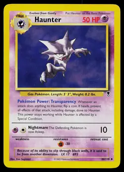 Pokemon Card - Haunter Legendary Collection 46/110 Uncommon - Image 1