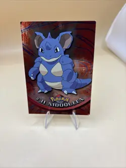 Nidoqueen #31 Pokemon Card Foil Topps Series 1 Blue Logo TV Animation Edition! - Image 4