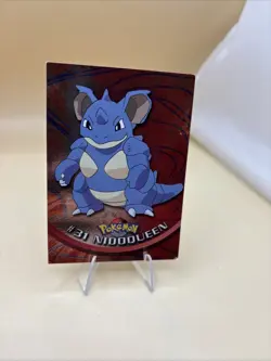 Nidoqueen #31 Pokemon Card Foil Topps Series 1 Blue Logo TV Animation Edition! - Image 5