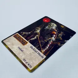 Spellfire Master the Magic Greyhawk Adventures Skeletal Horde 1st Edition Card - Image 2